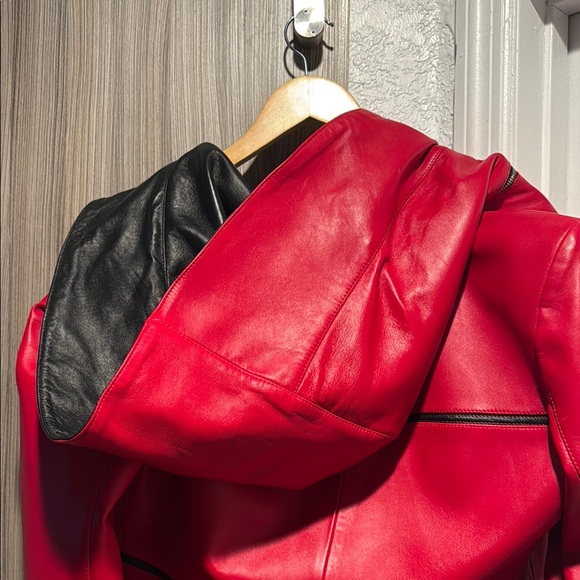 Red Leather Jacket - Picture 8 of 9